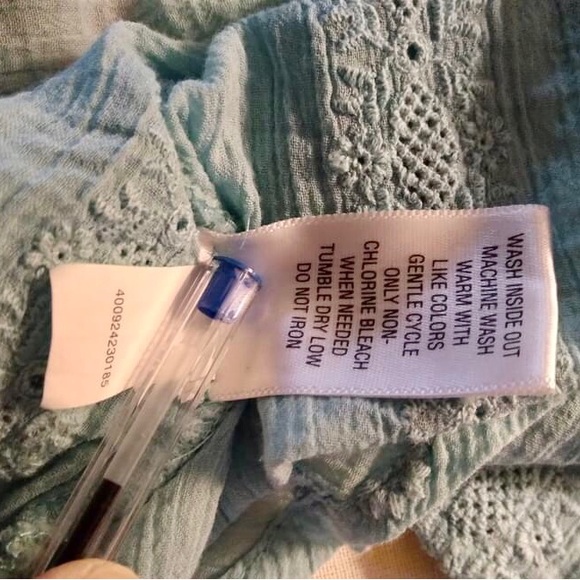 Sonoma Butterfly Sleeve Gauze Blouse Small - Picture 6 of 8